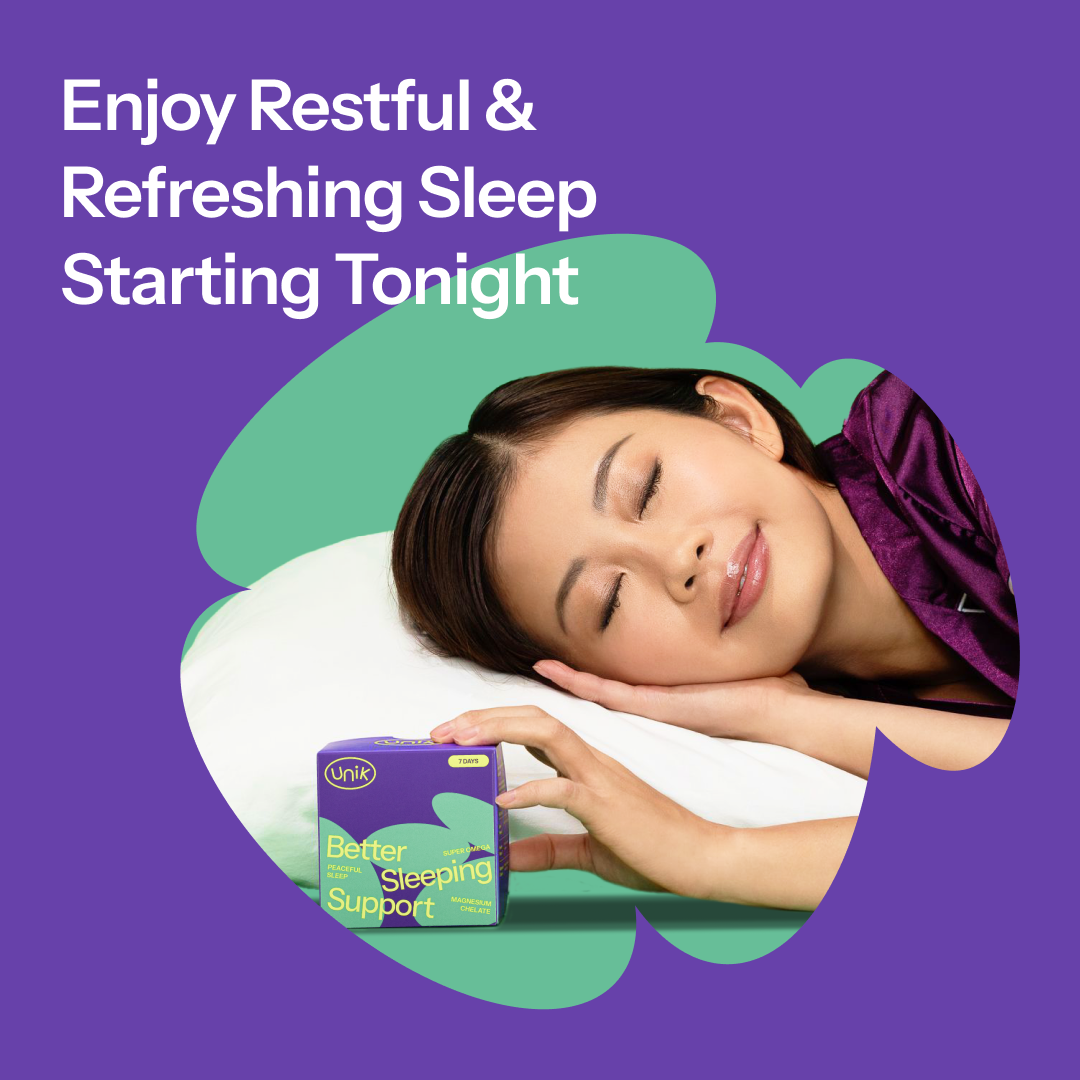 Better Sleeping Support - Unik | Customized Supplement, Vitamin Packs ...